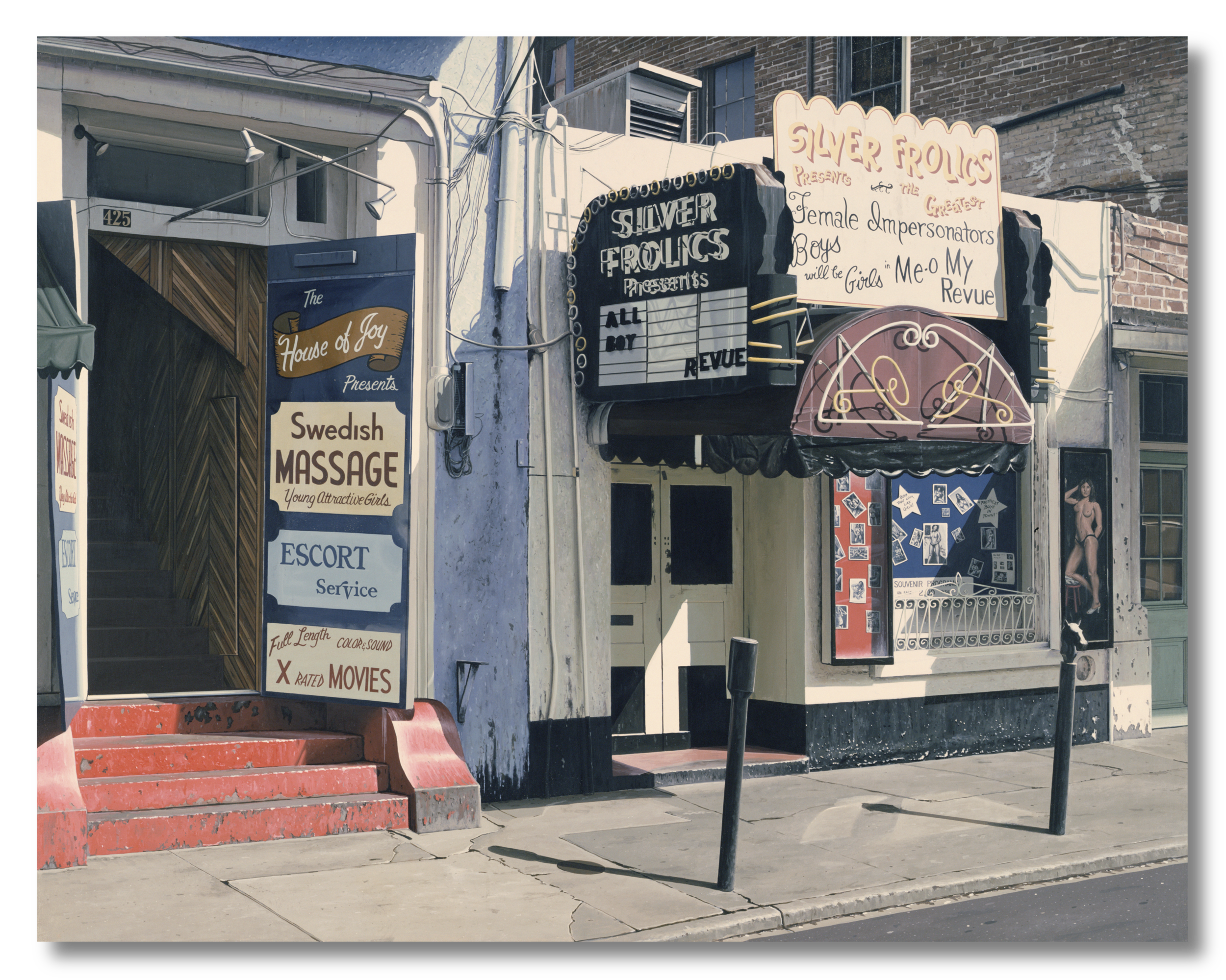Silver Frolics , 1980 Acrylic on canvas 38 x 48 inches 96.5 x 121.9 cm