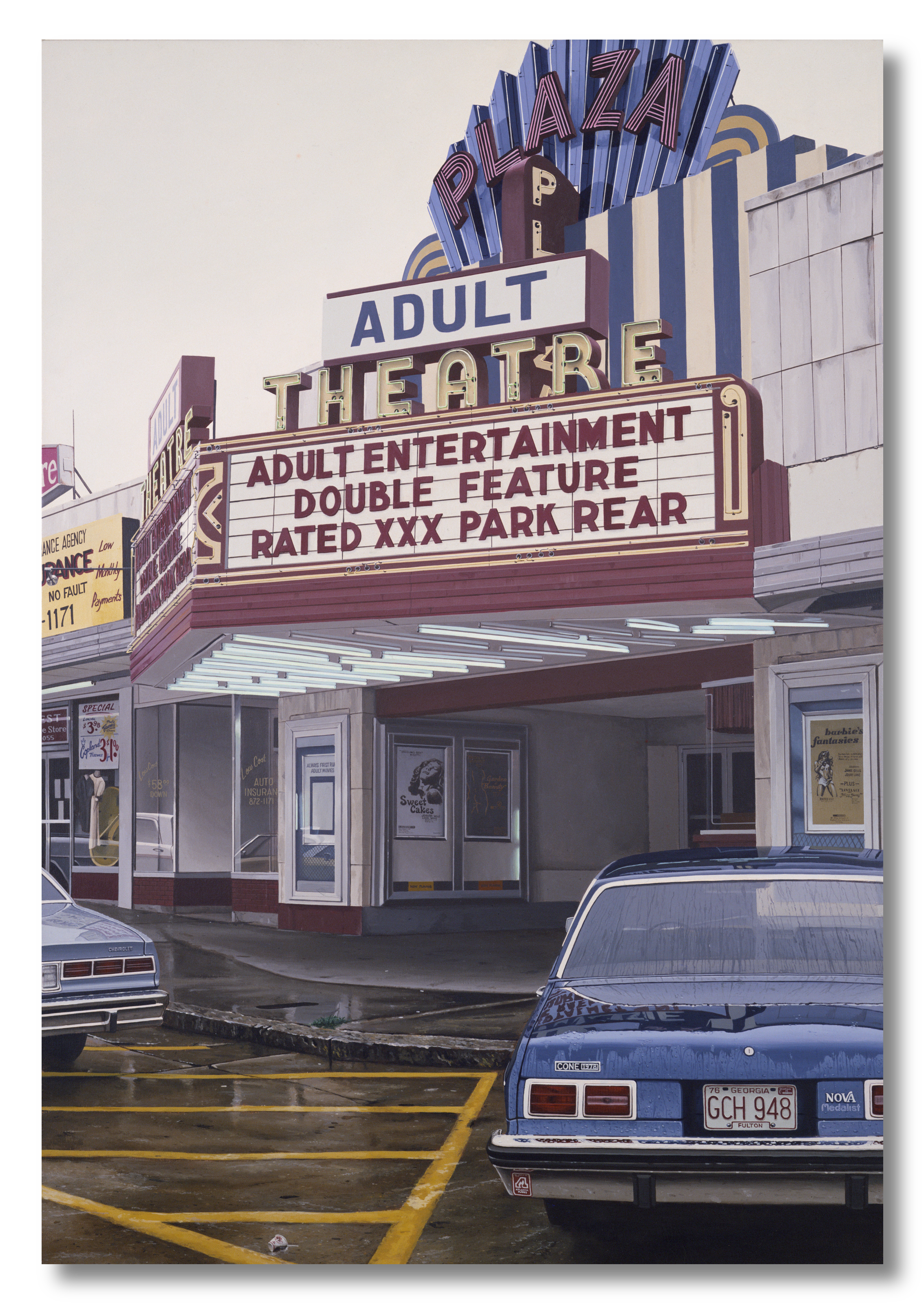 Plaza , 1978 Acrylic on canvas 62 x 43 inches 157.5 x 109.2 cm