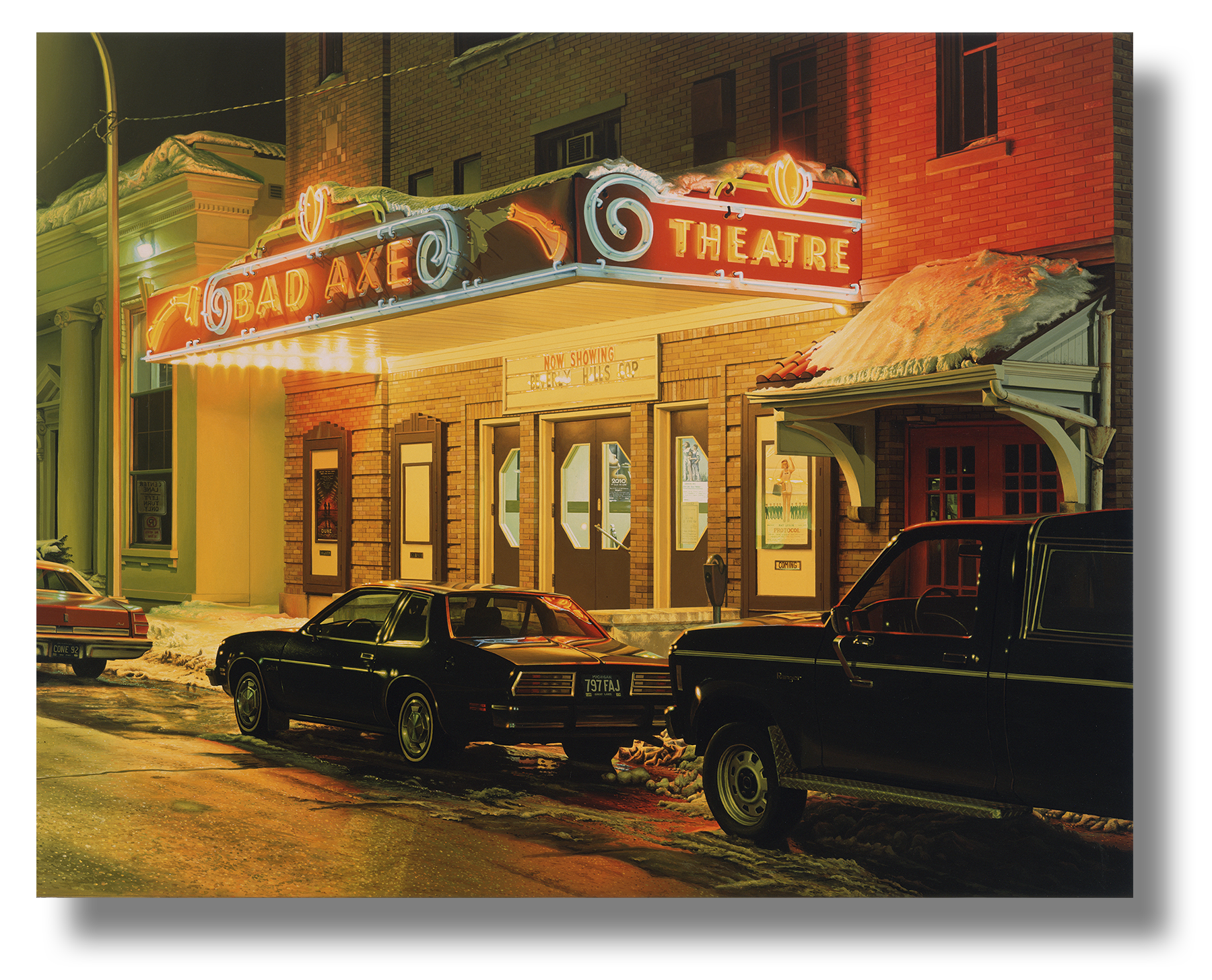 Bad Axe, 1992 Acrylic on canvas 31 x 40 inches 78.7 x 101.6 cm