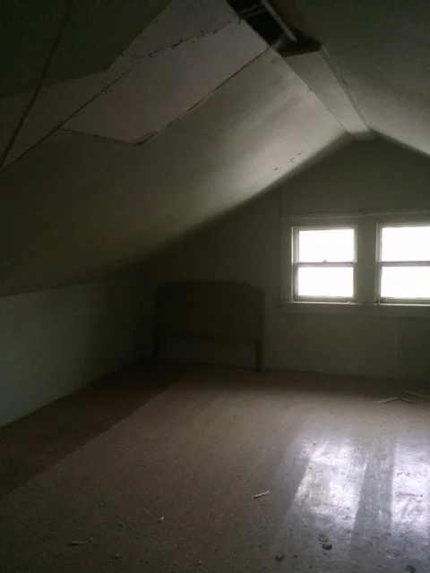 Mater bed before - Located in the attic