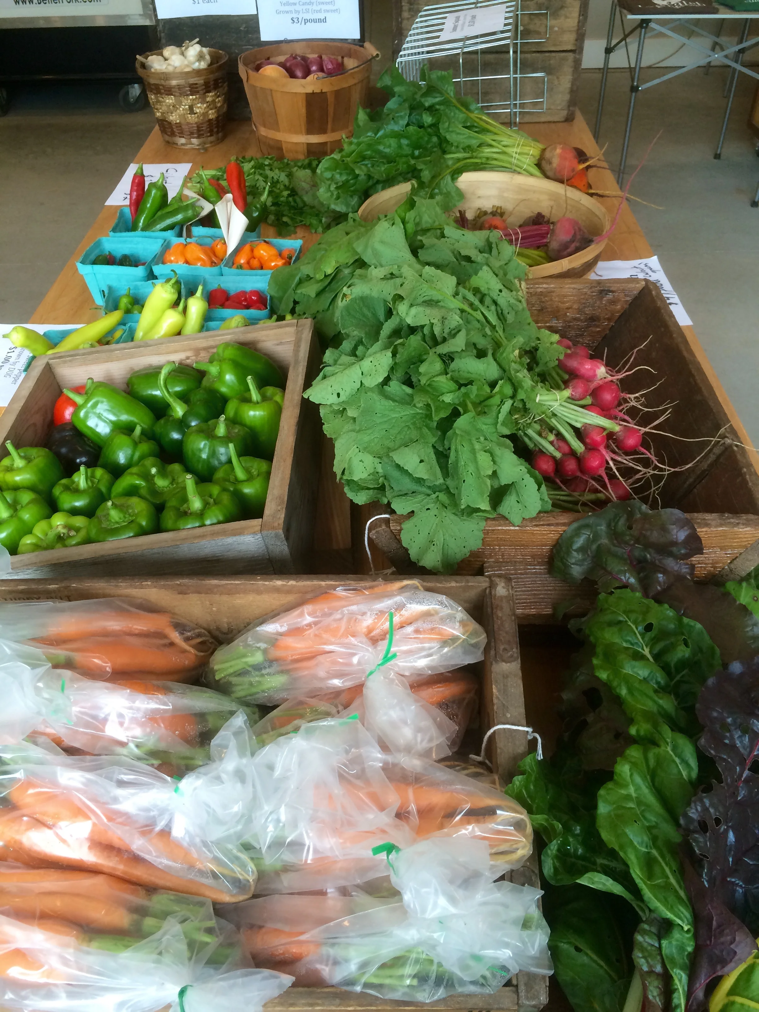 Some fall produce at the Farmstand