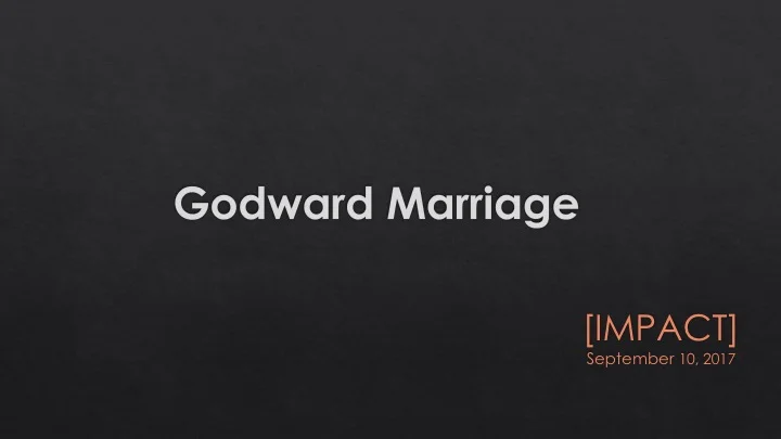 Impact Series - Where It All Begins