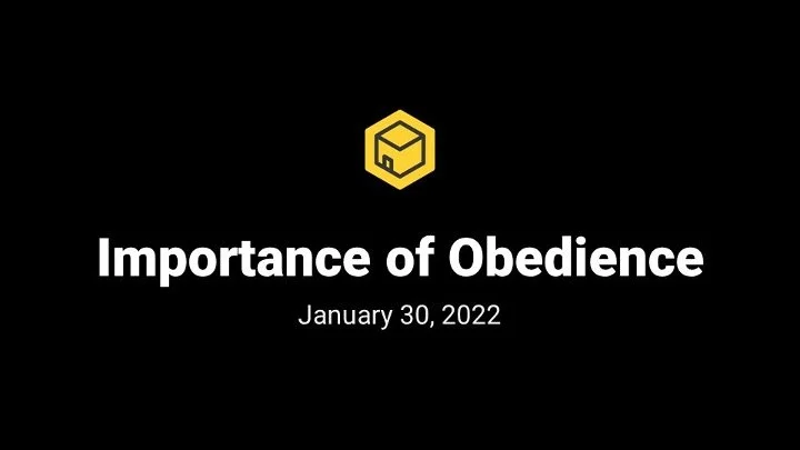 Why Obedience?