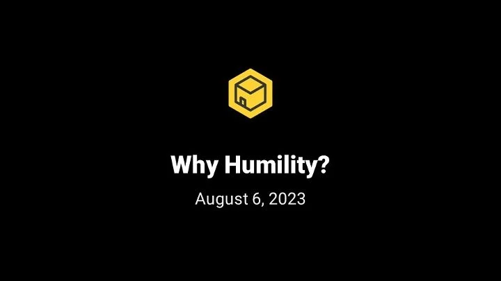Why Humility?