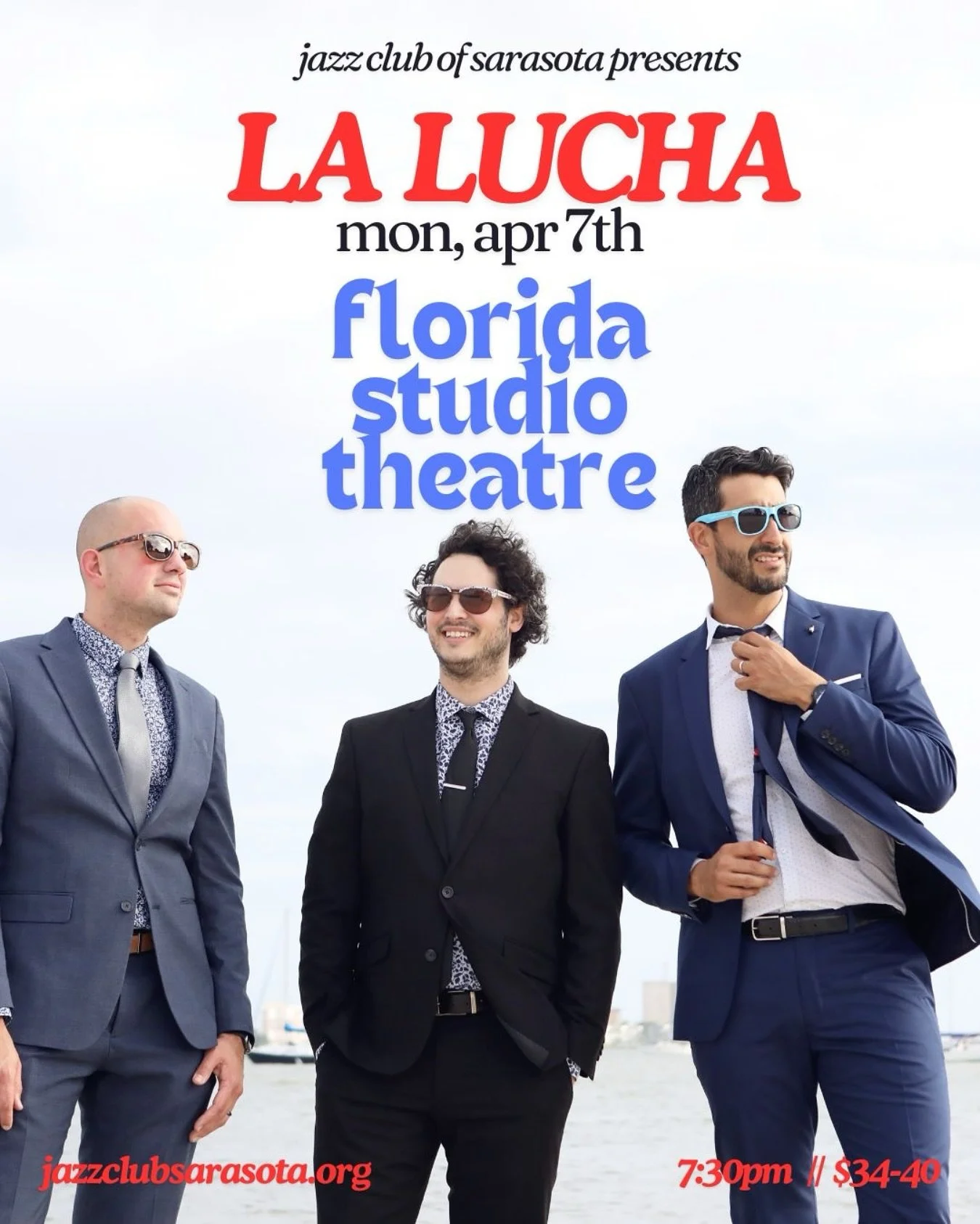 Mon, April 7th we&rsquo;re returning to the beautiful @floridastudiotheatre for a concert presented by @jazzclubsarasota 🎶 there are only a handful of tickets left! 

🎟️ tix link in bio 
🍲 full dinner service at 6:30
🎵 show at 7:30pm