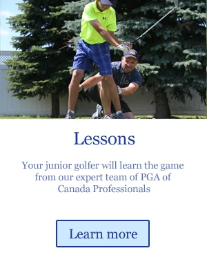 junior golf lessons from PGA of Canada Professionals