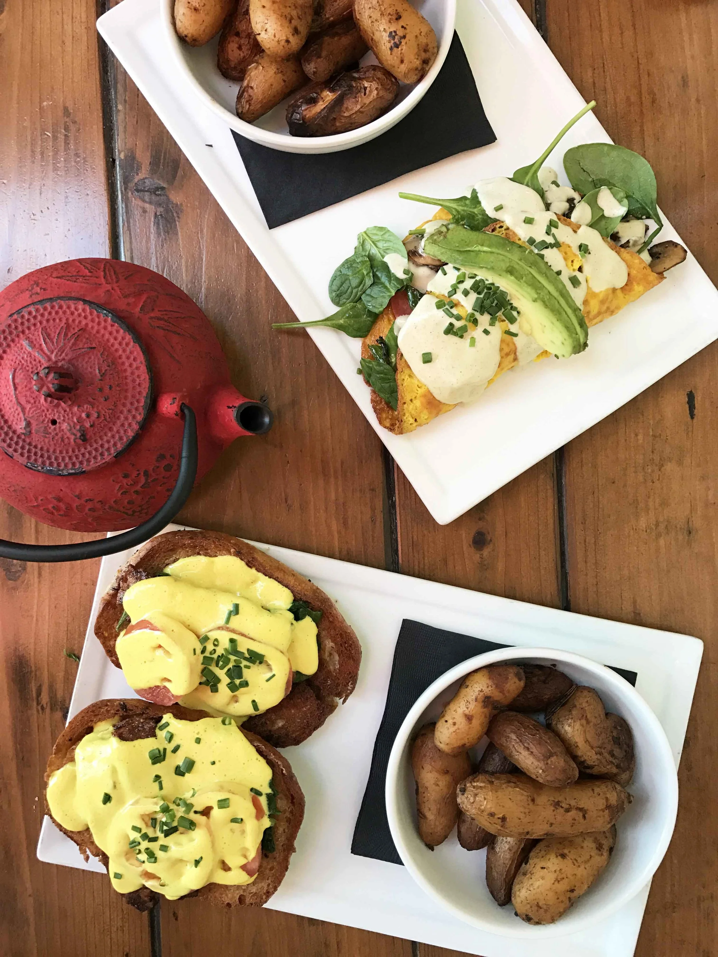 Brunch- The Omelet & The Sun Florentine