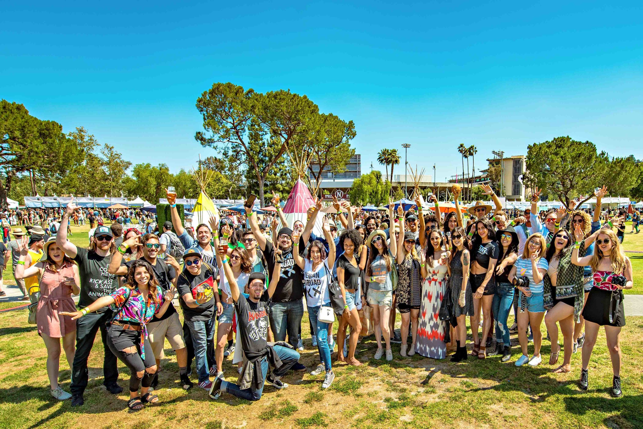 Influencers 2017 | I'm the one in the white, purple, orange dress in front!