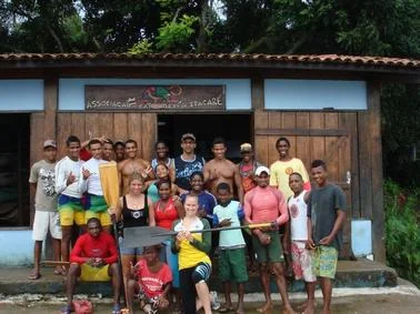 Pam in Itacare, Bahia, Brazil