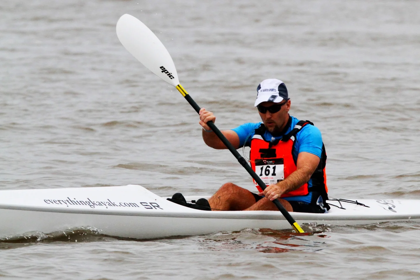 Nick Kinderman of Ocean Springs, who took third in the "K1 Race Men" class