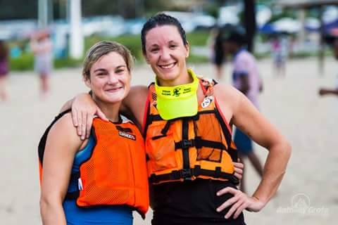 Nicole Russell and Hayley Nixon