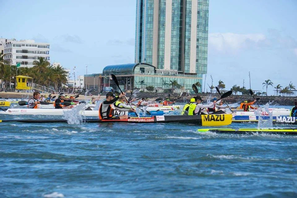 Start of The Atlantic Ocean Surfski Race