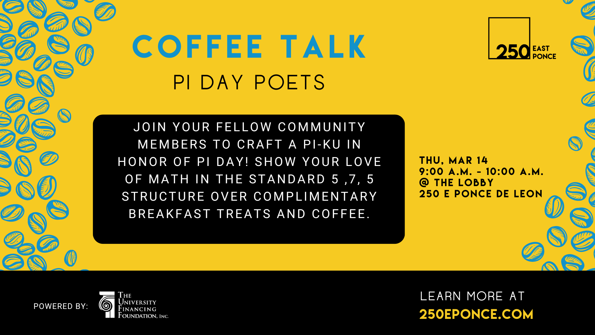 Coffee Talk: Pi Day Poets