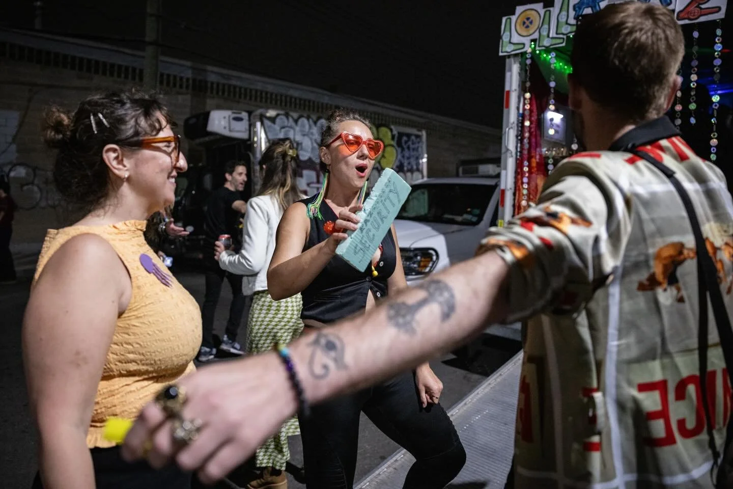 No brawls, dustups, or disturbances. Appropriately invasive cavity searches. Not a single slide whistle in sight. Our top-notch security team kept out the riff-raff and lame-os and narcs, kept the line moving, and kept the kazoos a-kazooin&rsquo;. Hi