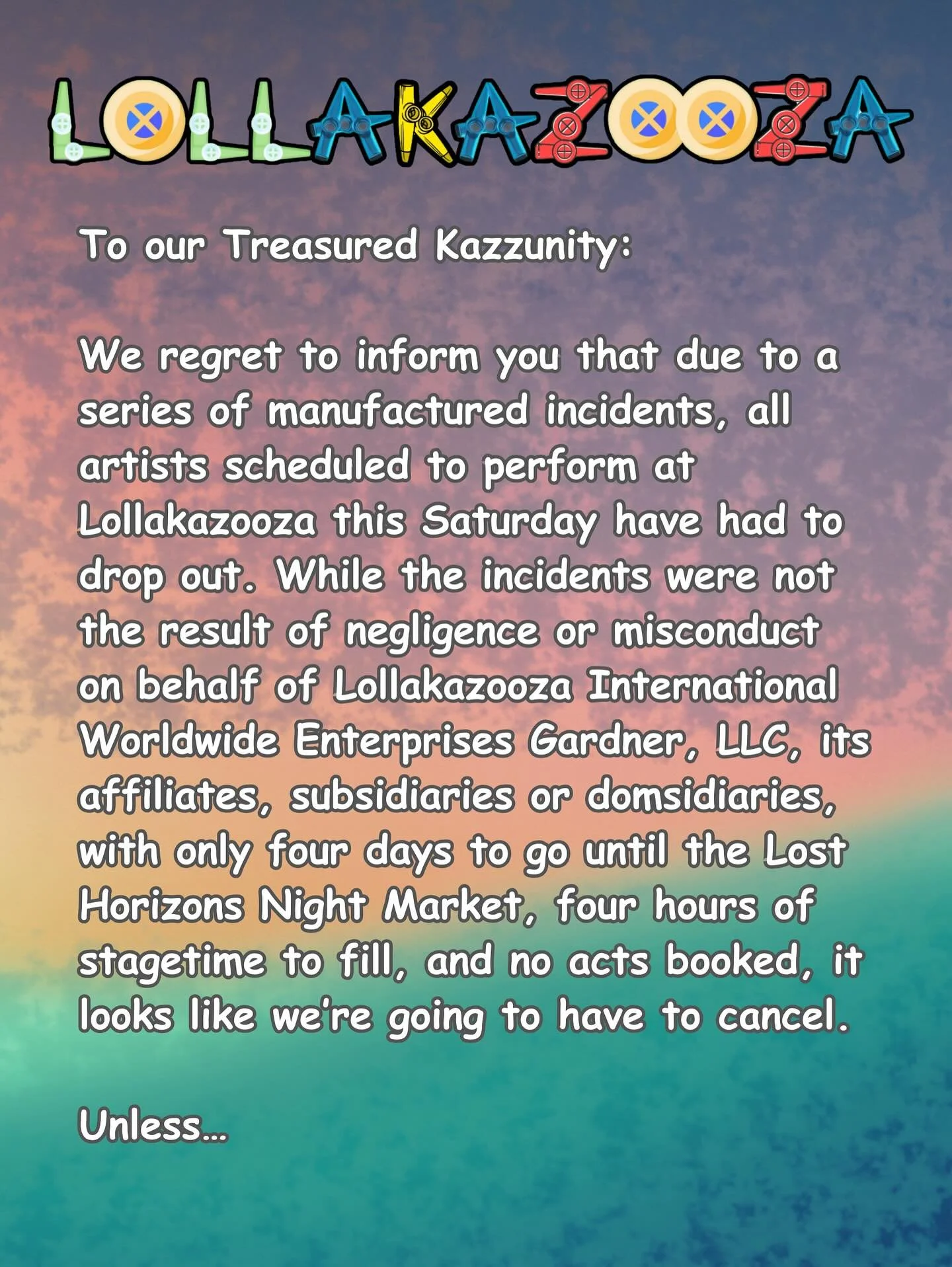 You&rsquo;ve no doubt heard the recent news about Wiz Khazoofa falling into that bottomless pit, the Kazoo Fighters switching to glockenspiels and rebranding as New Kids on the Glock, LL Kazool J being nominated to the Fed, Wheezer losing their inhal