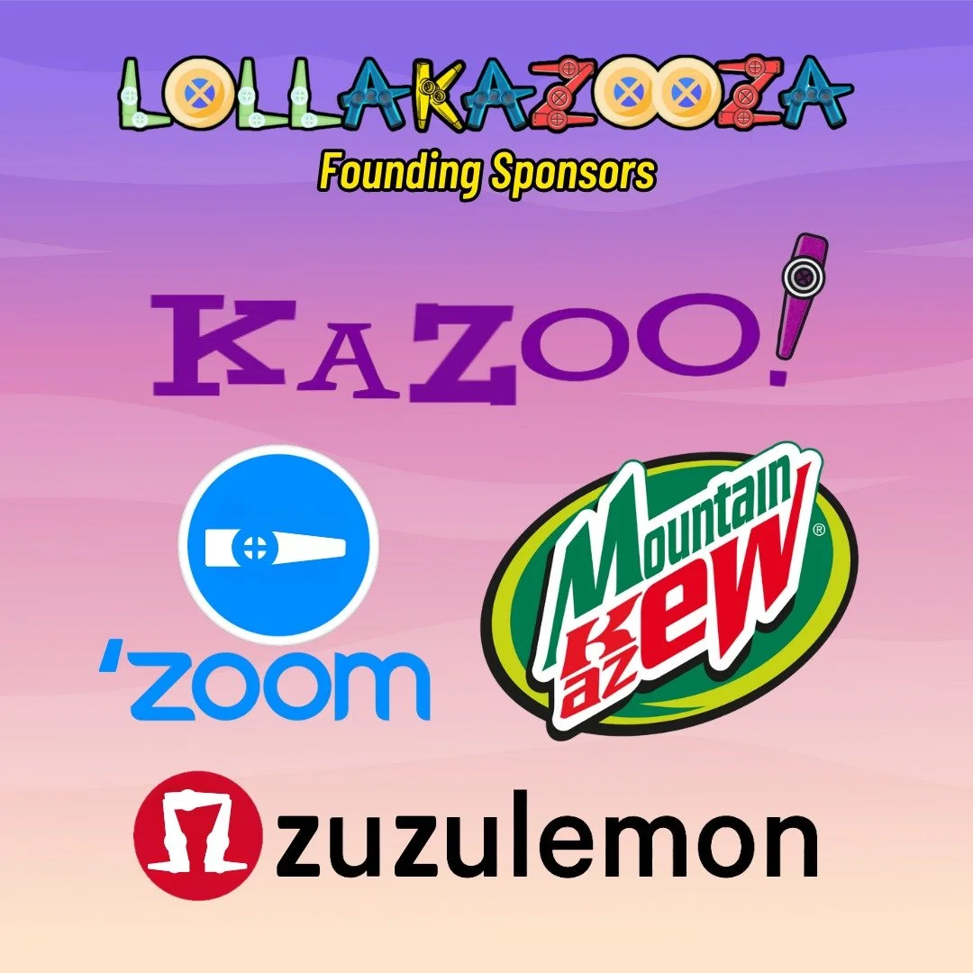 A big shoutout to our founding sponsors

#lollakazooza
#kazoo