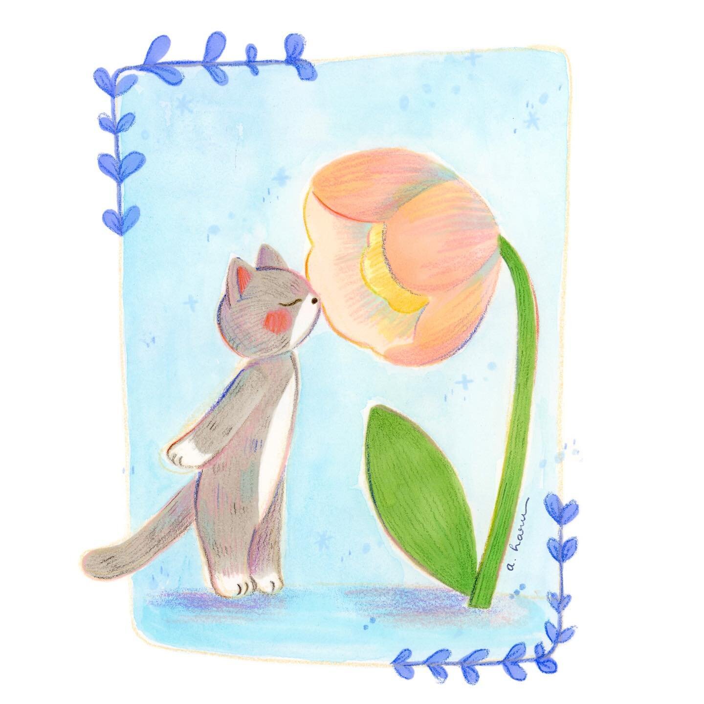 My favorite combo lately: watercolors, alcohol based markers, and colored pencils🎨✨

I've been on a quest this past month to find a new style of drawing cats that feels just right, not just visually but also process-wise. I want to figure out how I 