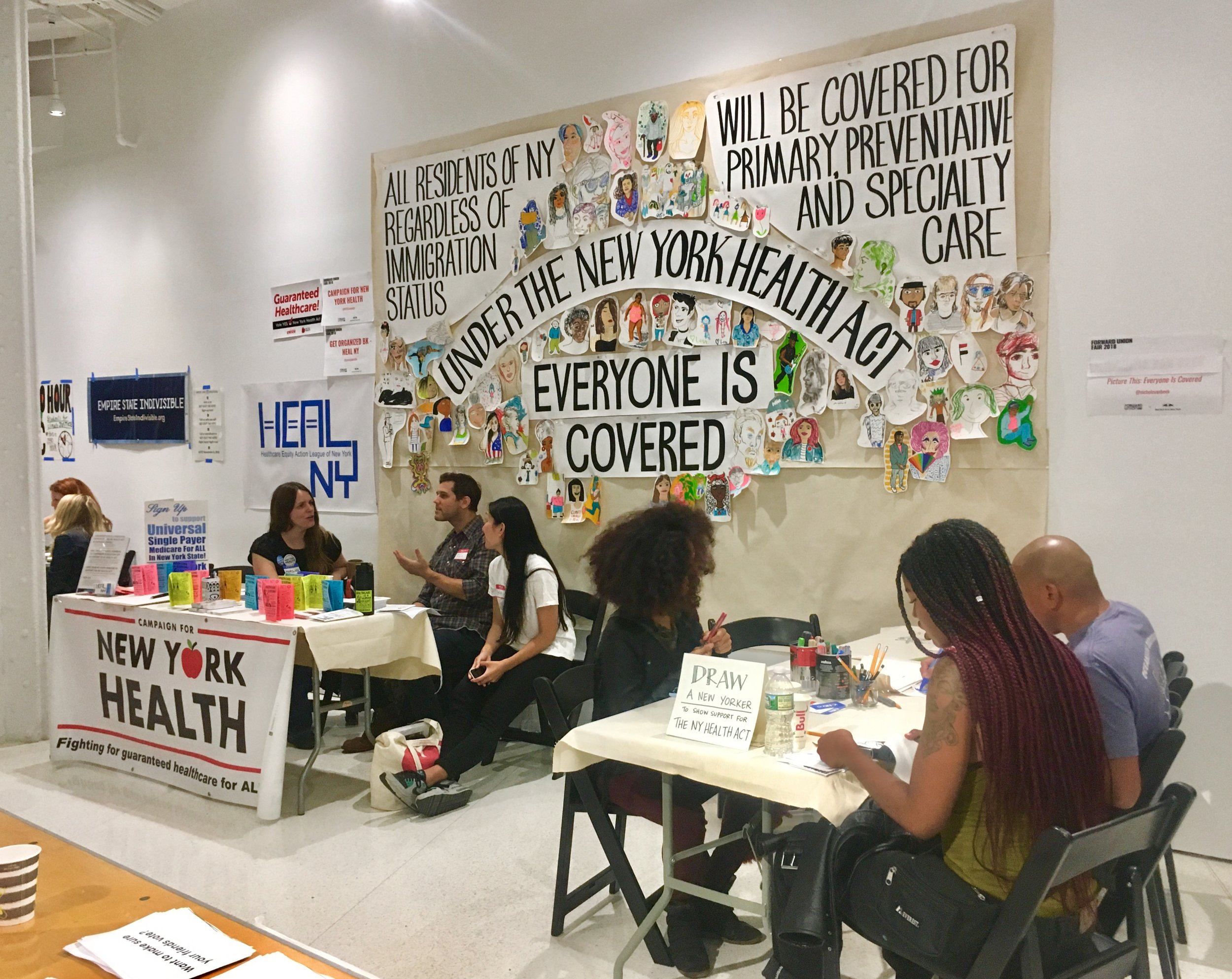 Everyone Is Covered at The Forward Union Fair