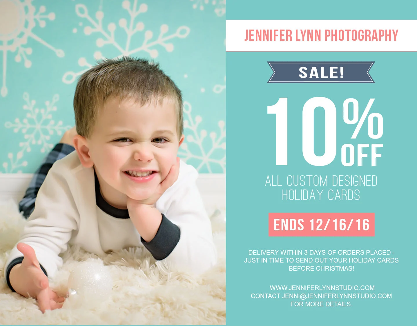10% Off Custom Holiday Cards