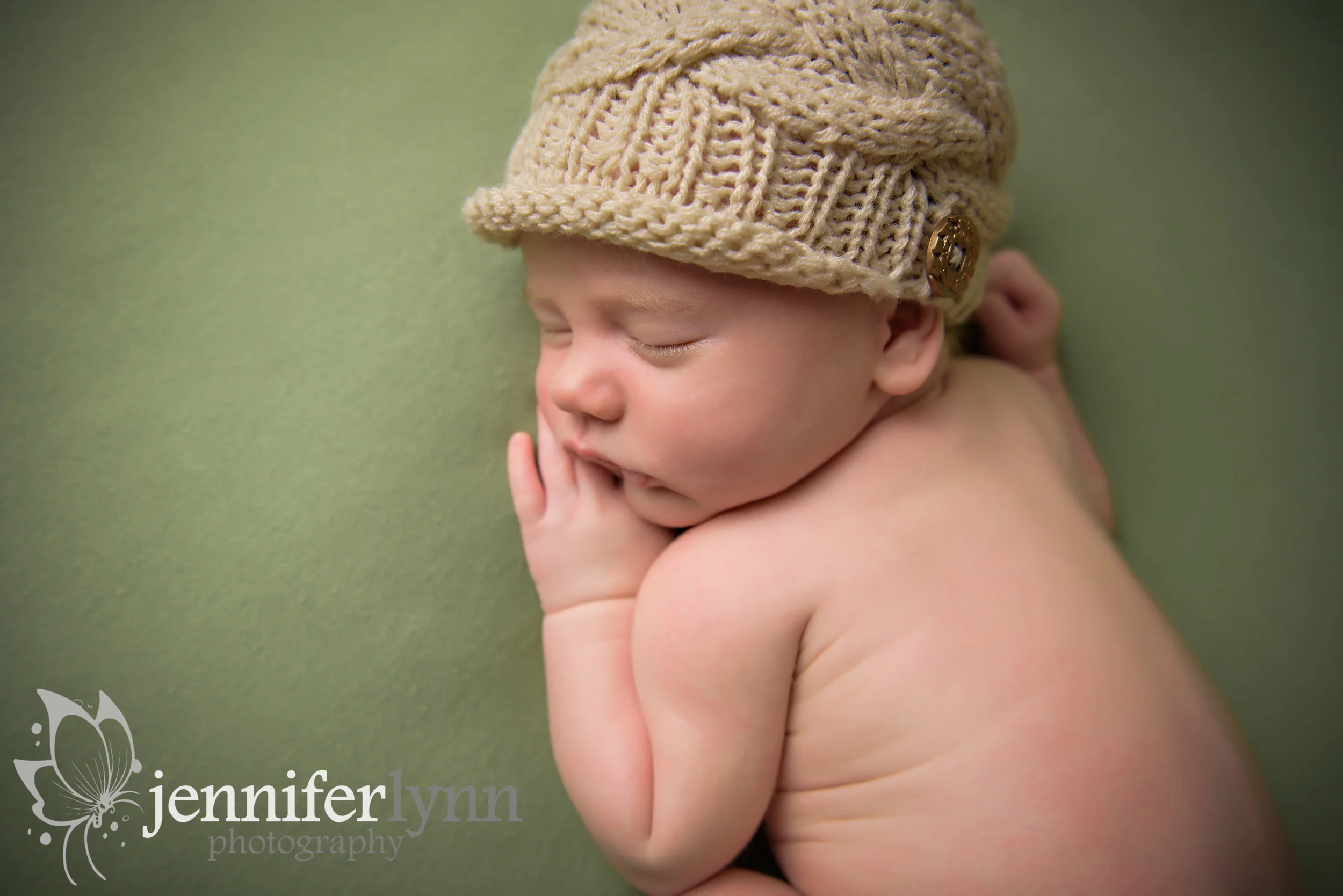 Sleepy Baby Green Blanket