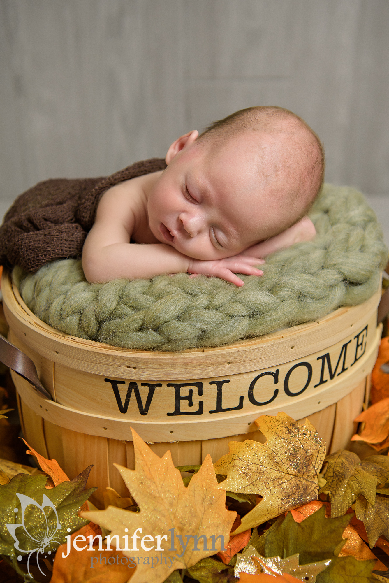 Newborn Boy Fall Welcome Basket