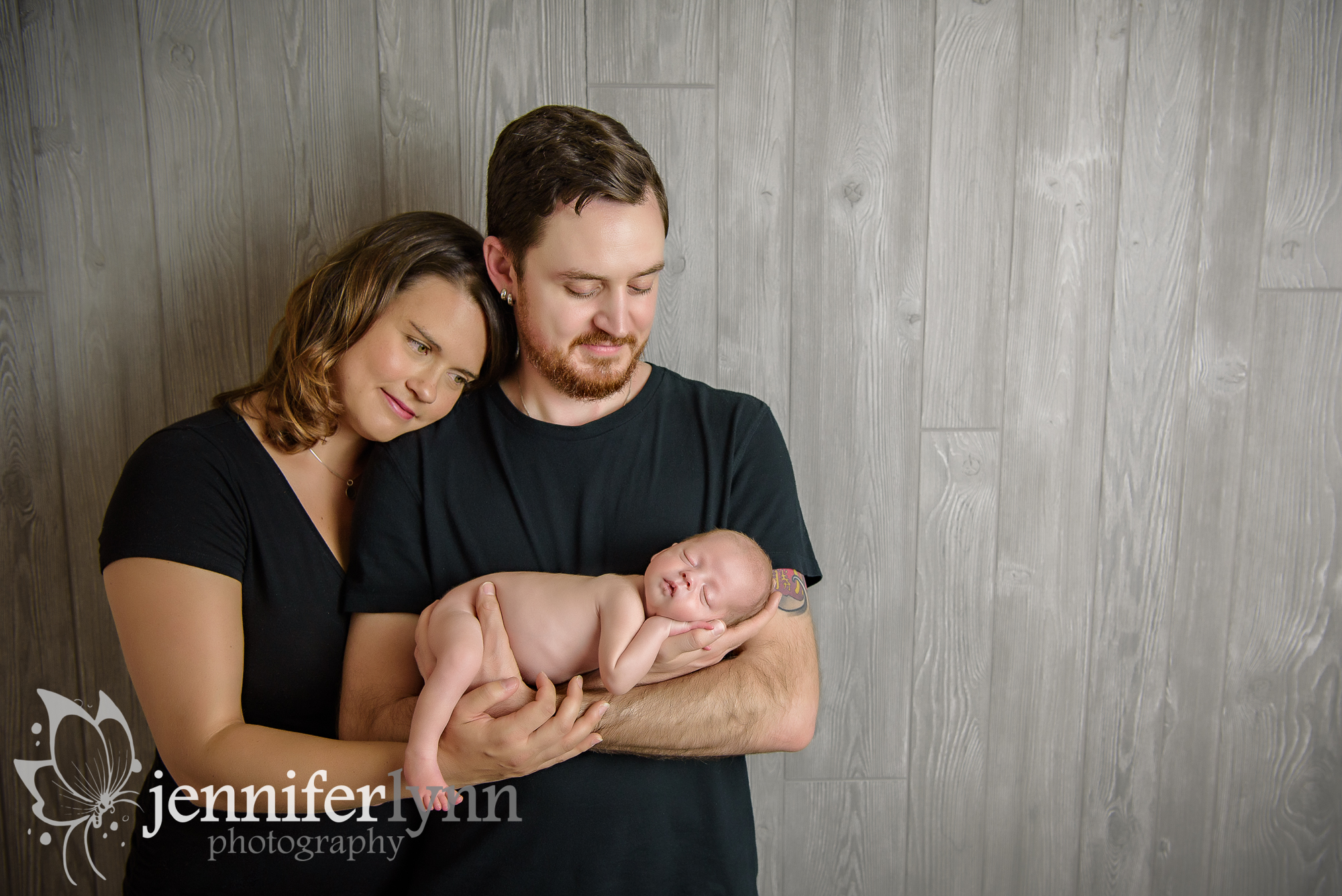 Newborn Boy Dad Arms Parents