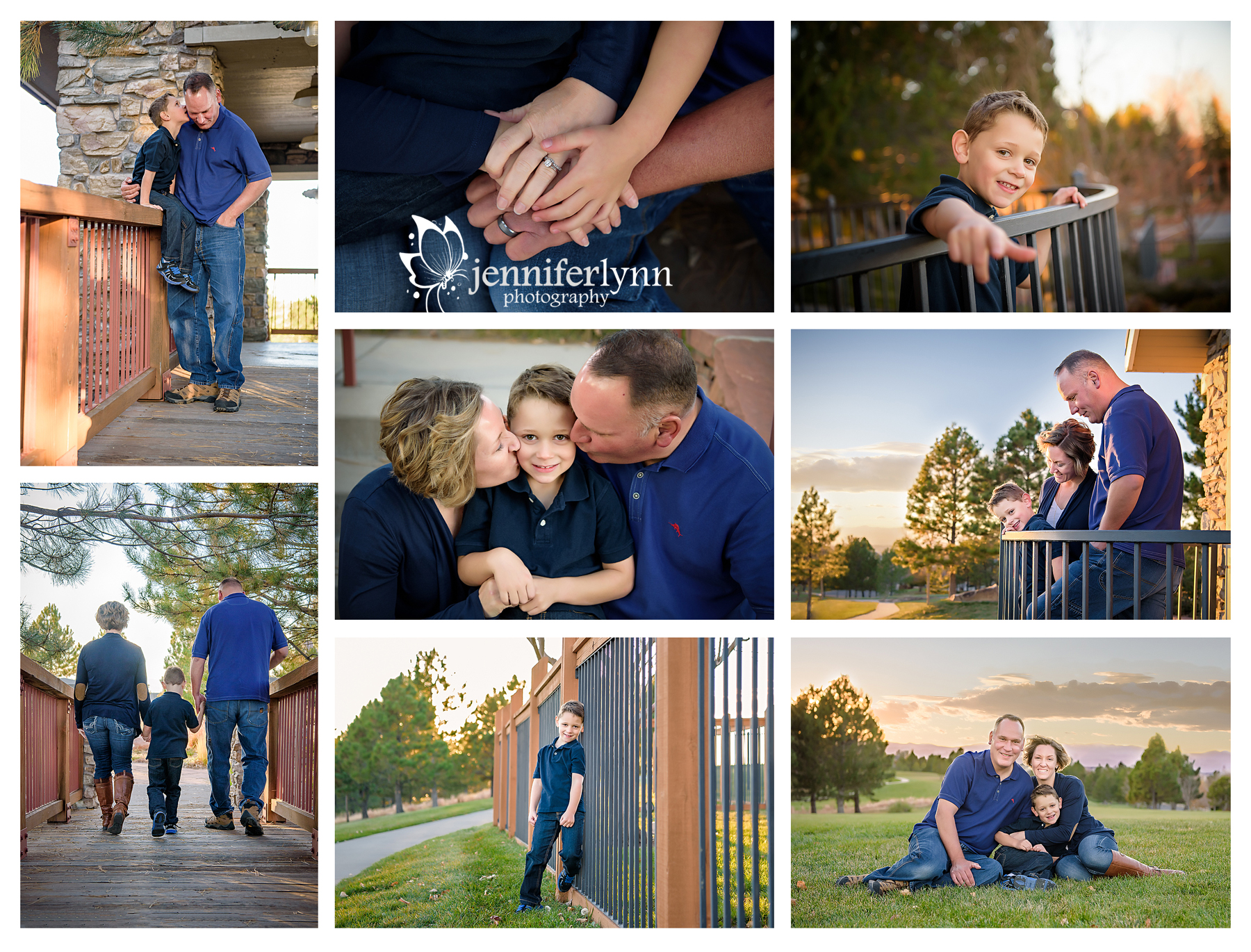 Family Session Sunset Mountains