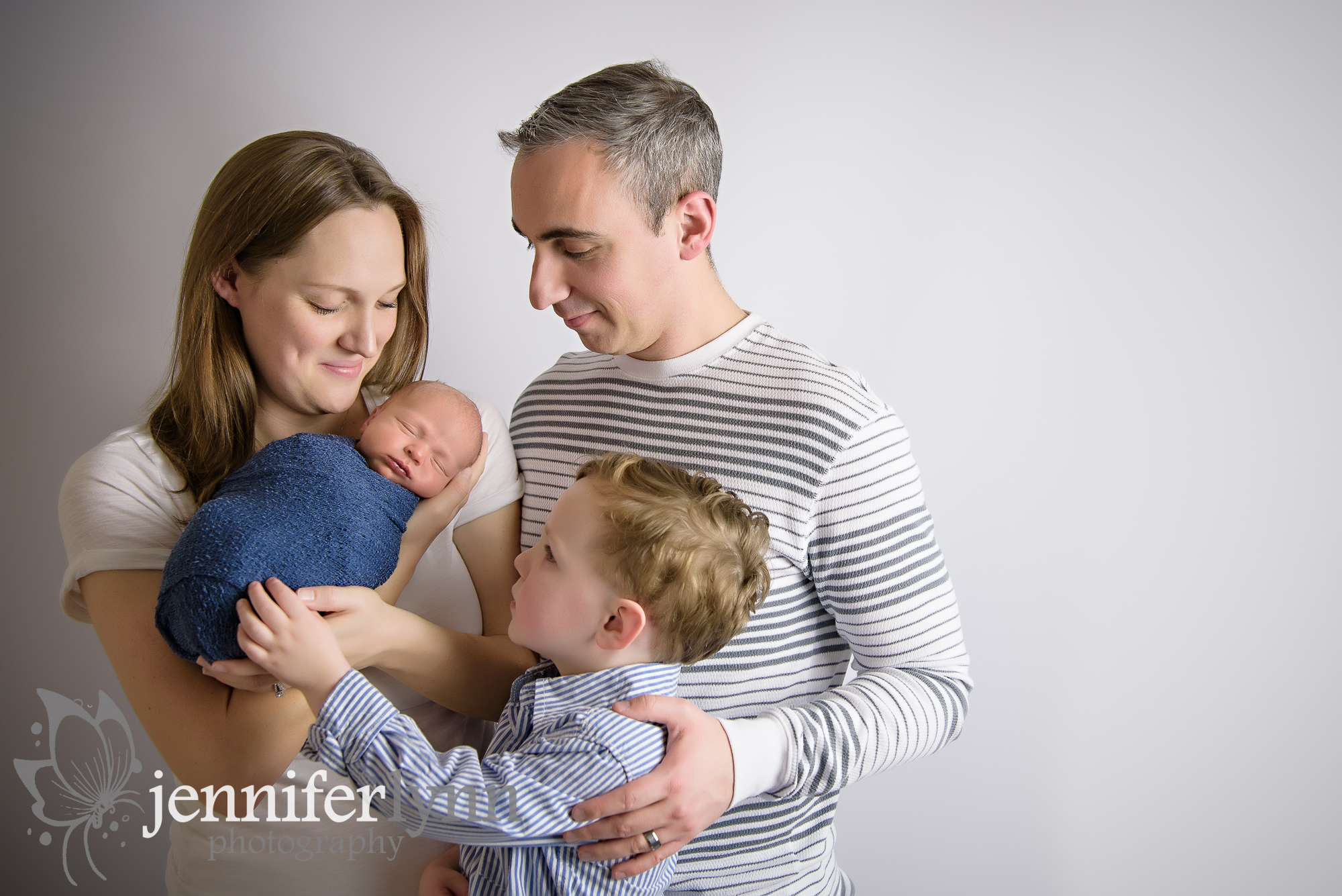 Family of Four Newborn Photo
