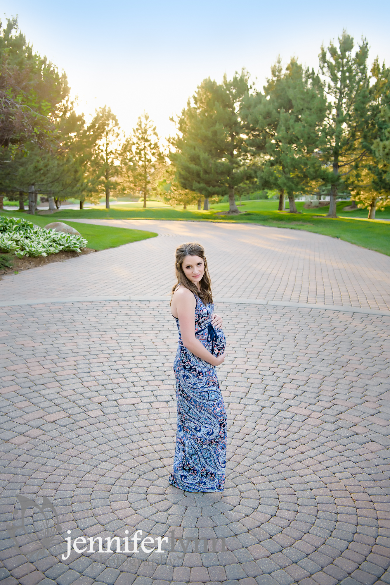 Maternity Circular Pavers Outdoor Summer Light