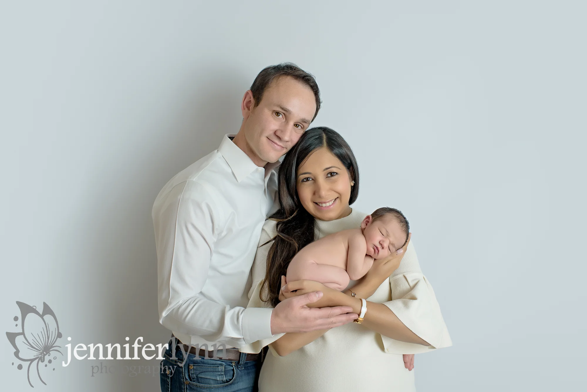 Newborn Boy Parents New Family