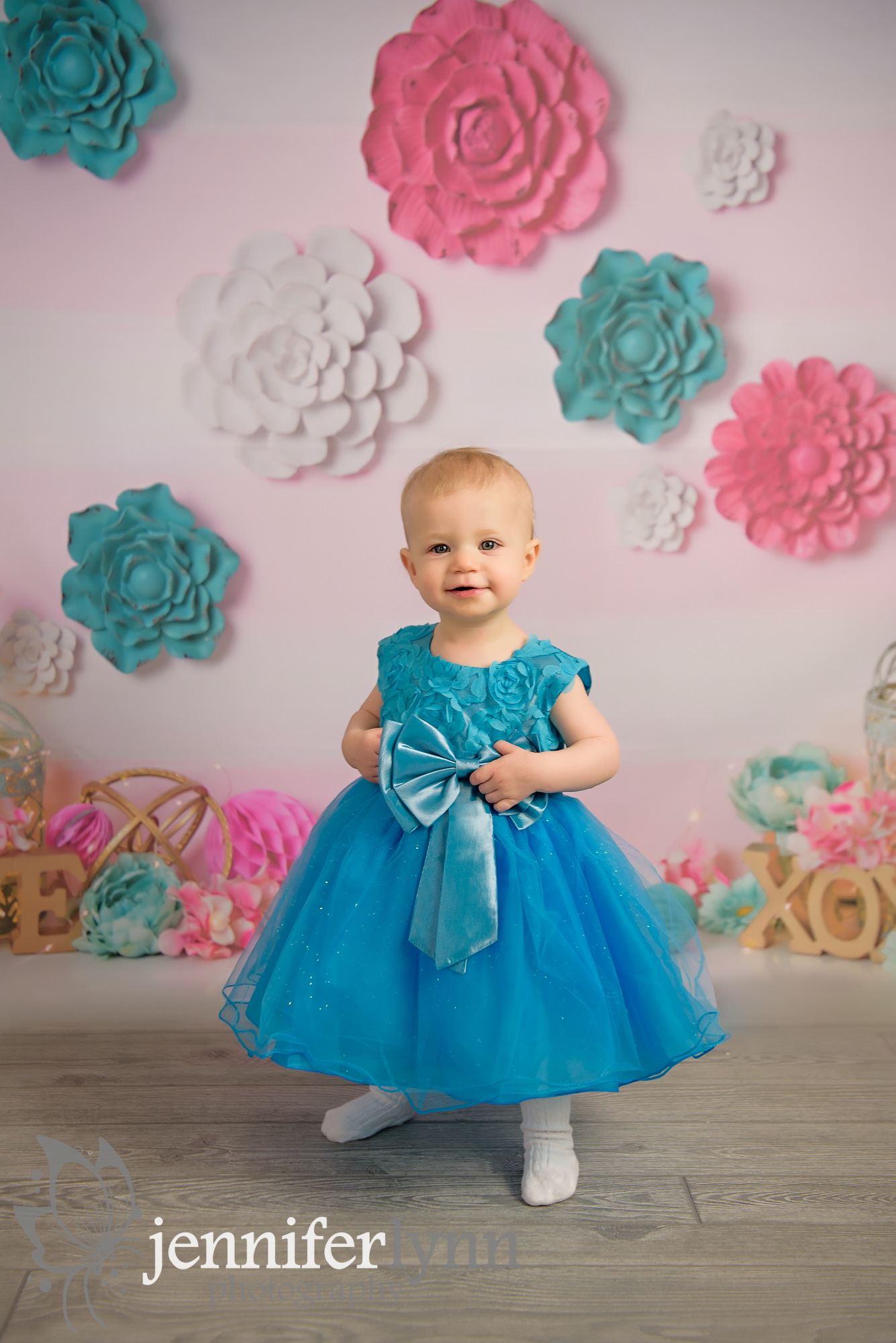 Baby Girl First Birthday Studio