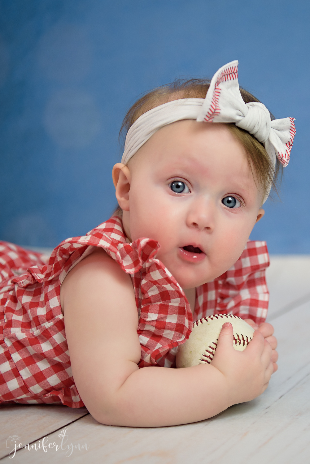 6 Month baby girl baseball