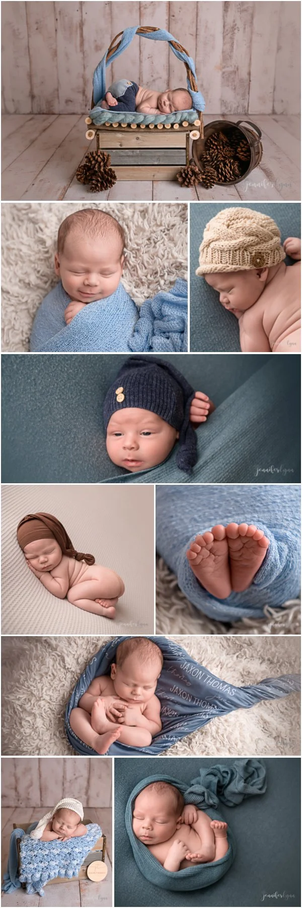 Jaxon newborn baby boy tan blue photos.jpg