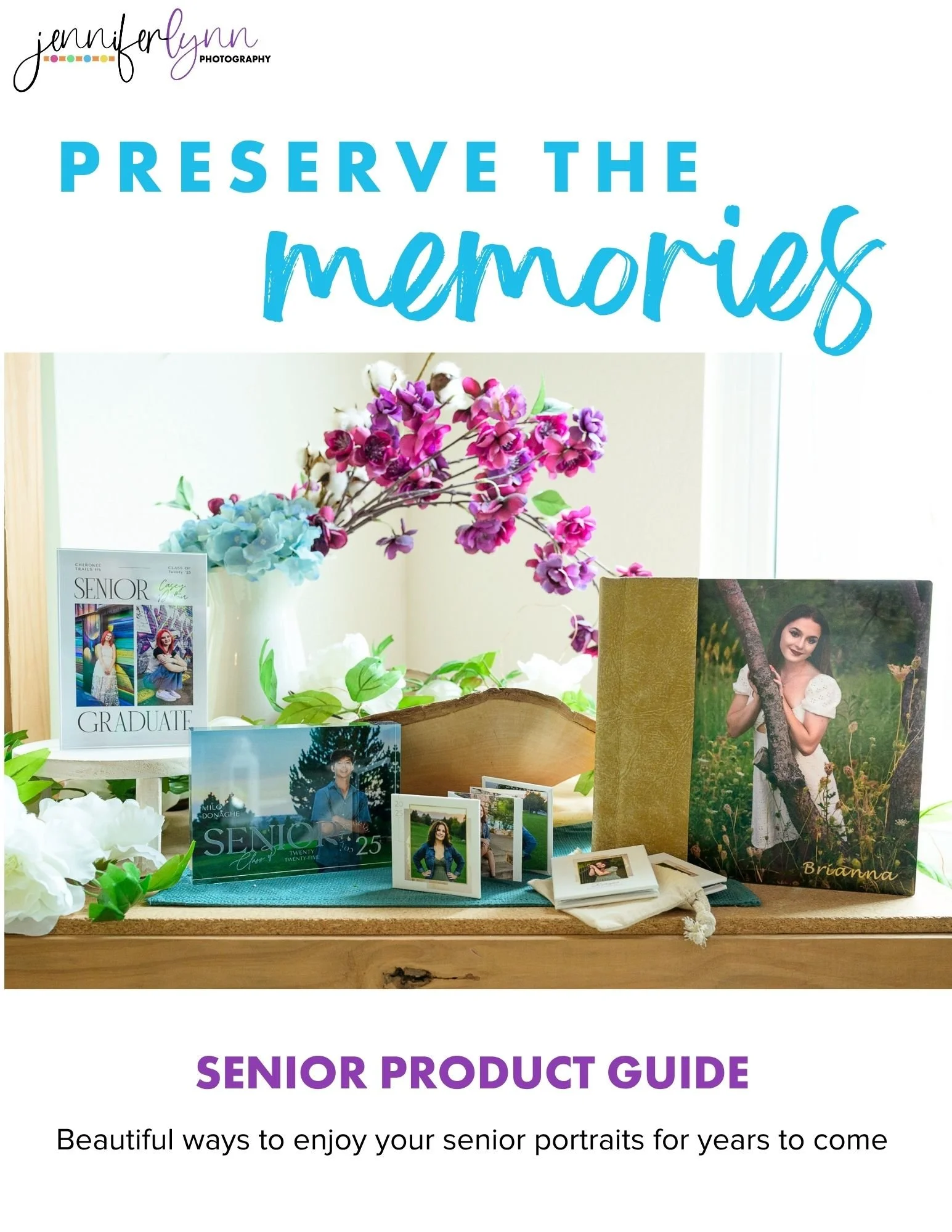 Complete senior product guide to preserve the memories after the session