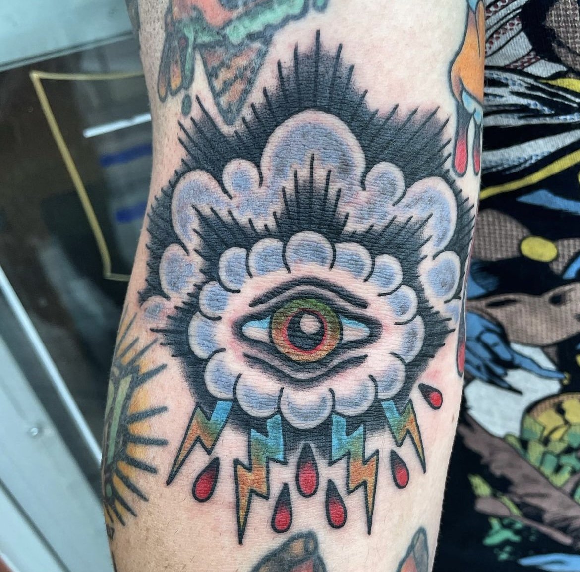 Tattoo uploaded by Rick Sanchez Tattoo  Eye of the Storm  Tattoodo