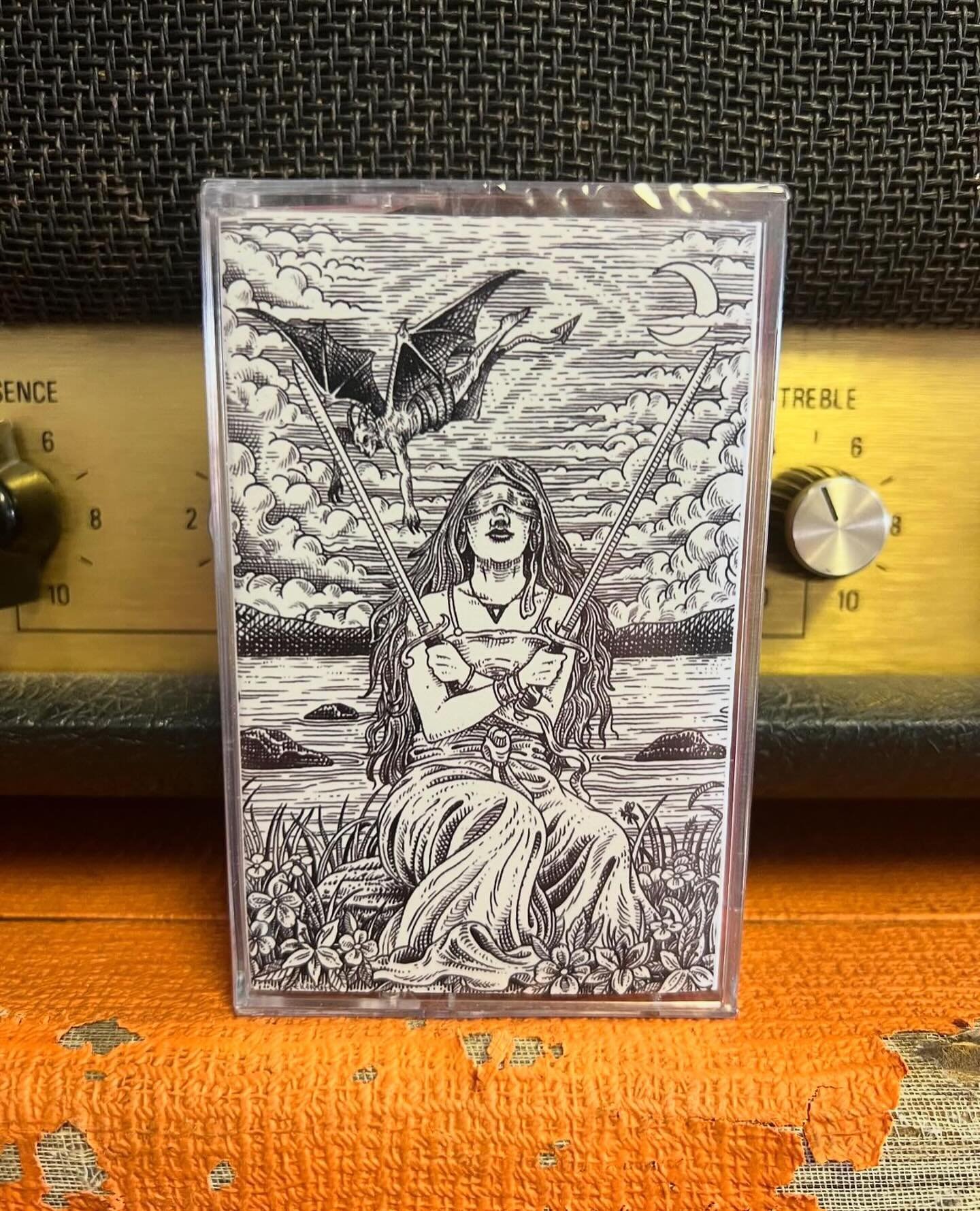 The @druidsiowa fellas asked me to redraw their cover for the &lsquo;Pray For Water&rsquo; re-release. Super stoked on it! Available this Friday (9/30) at Leftys!! #penandinkillustration #albumcoverart