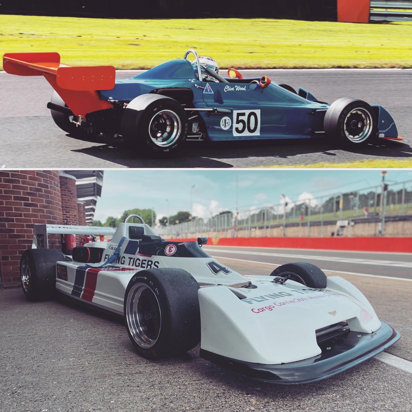 We are running this pair of Chevron Formula Atlantic&rsquo;s this weekend at Brands Hatch with the HSCC. #formulaatlantic #historicsportscarclub #chevron #raceseason2022