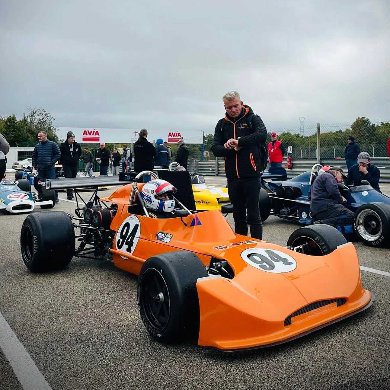 Last weekend @circuitdijonprenoisofficiel with @hvmracing_ Martin won the Formula Atlantic class in both #historicf2 races in the March 73B, Brilliantly driven in very tricky conditions.
📸 @claire_eagling_photography