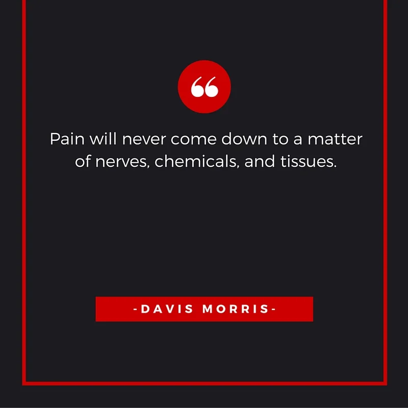 What dictates how much pain you feel after injury?