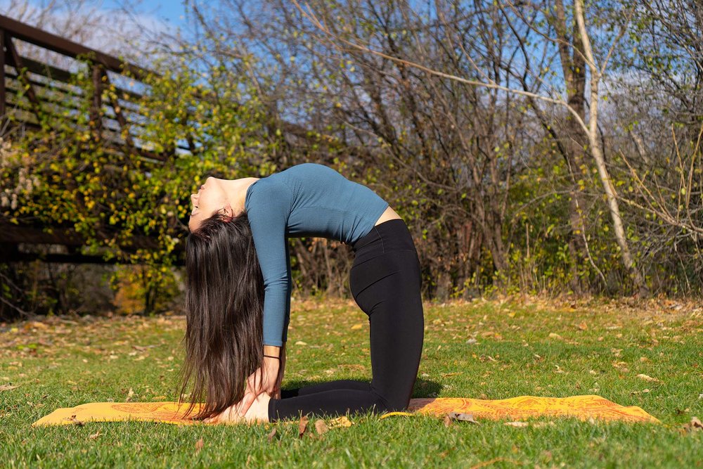 Katie Sayad-Ustrasana or Camel pose-releasing energy through yoga