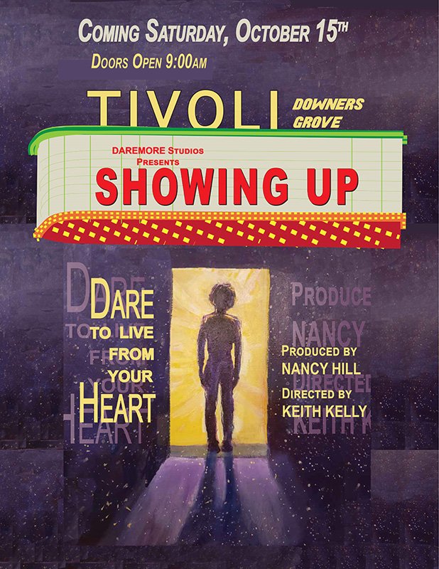 Showing Up Film at the Tivoli Theatre Poster Art