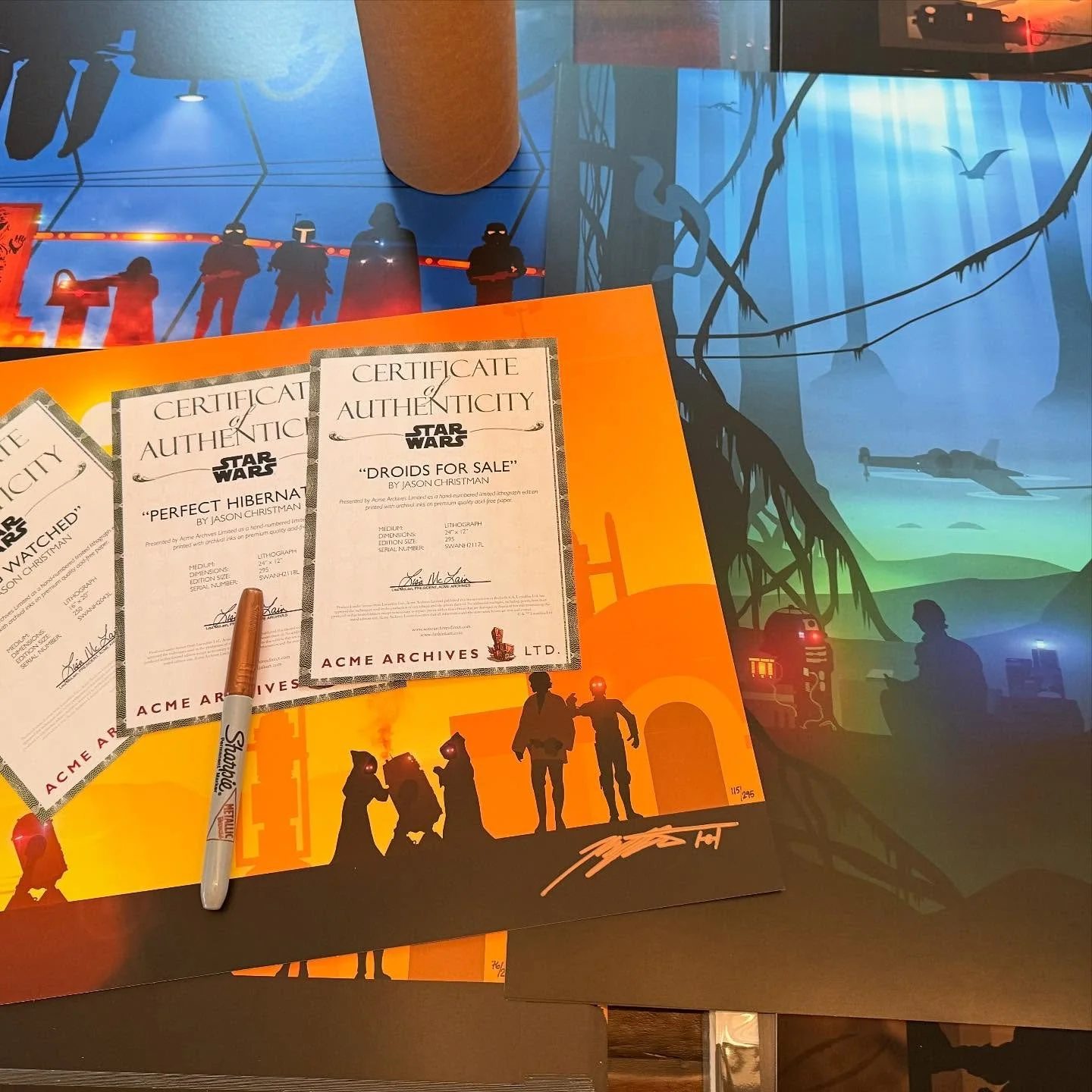 Lots of orders going out today.  If it&rsquo;s one of yours, thank you for your patience.  If you still haven&rsquo;t got one of the new prints I have a few left.