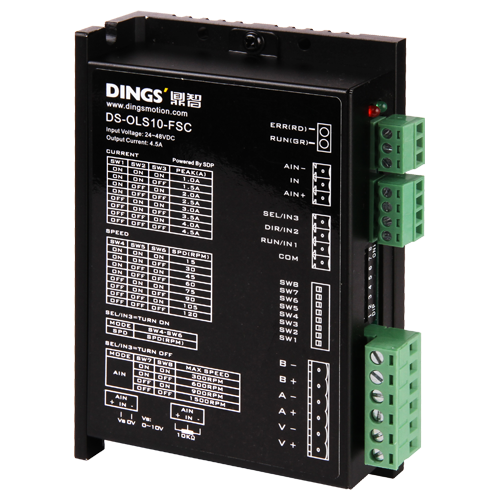 Stepper Motor Driver - DS-OLS10-FSC — DINGS' Motion USA