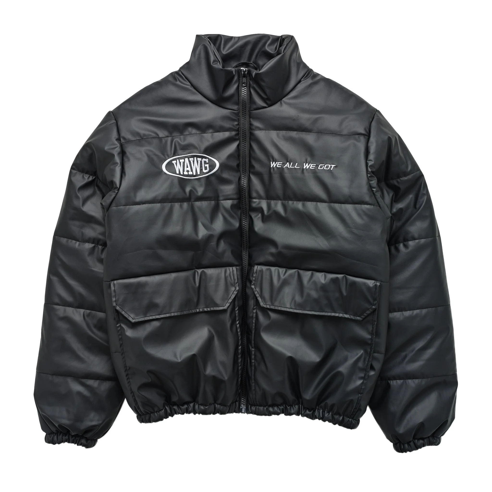 WAWG Puffer Jacket Black Front 1537.jpg