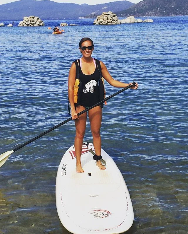 @bikeitbuffalo does Lake Tahoe by SUP. Thanks for repping, @justkrandaa #bikeitbuffalo #sup #tahoe #laketahoe