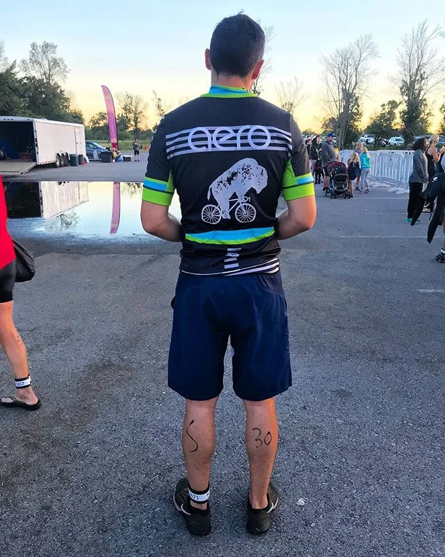 Custom printed bike jersey 🔥🚲🔥 &bull;
&bull;
&bull;
Congrats to @mattmcapple on placing 3rd in his age group at his 1st triathlon! You smoked the bike (19.5 mph avg pace!). We&rsquo;d like to think your @bikeitbuffalo jersey had something to do wi
