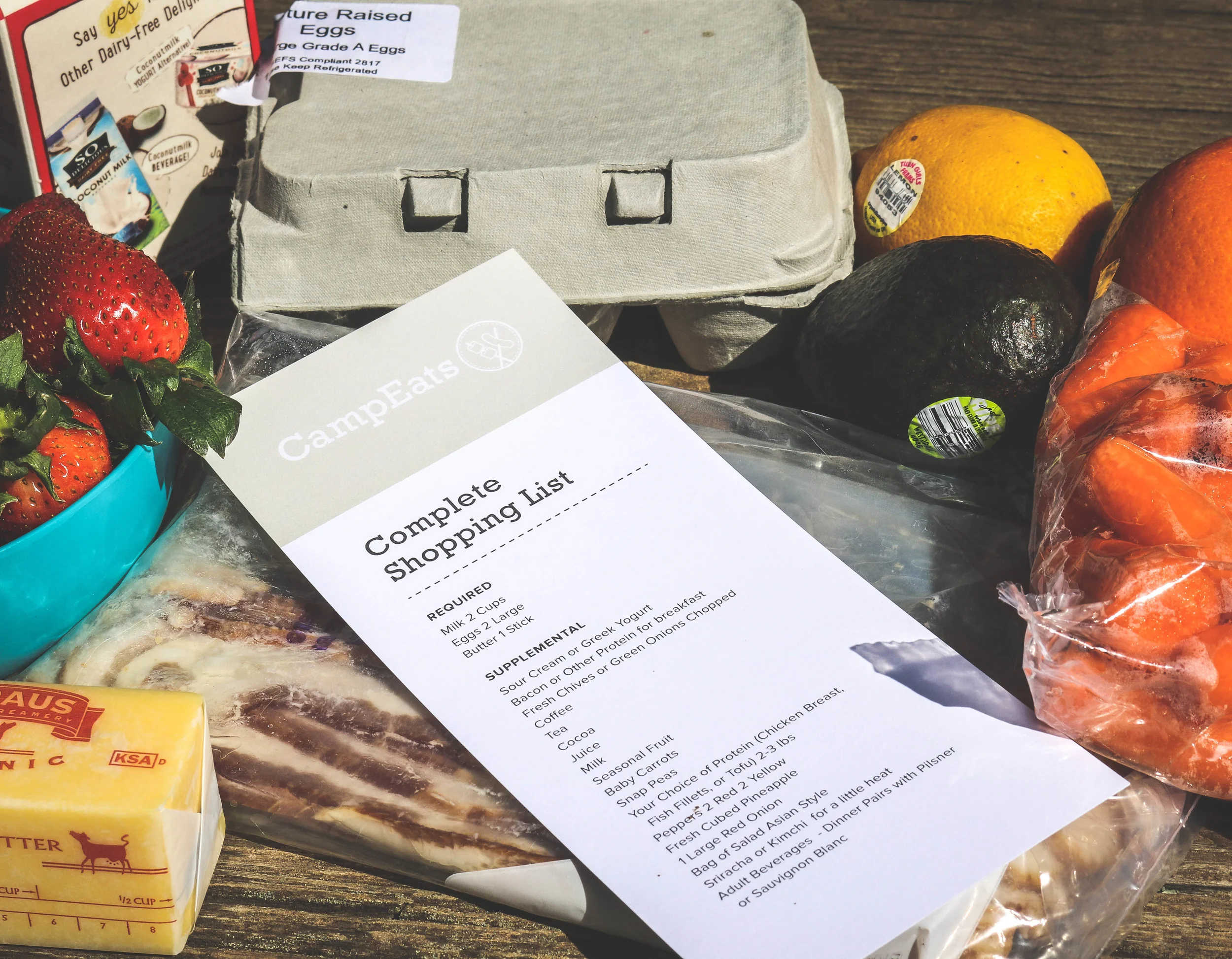 Shopping lists make it easy to get the perfect fresh additions