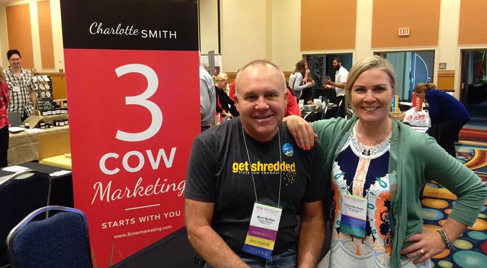 Charlotte with Mark McAfee at the Raw Milk Symposium 2015