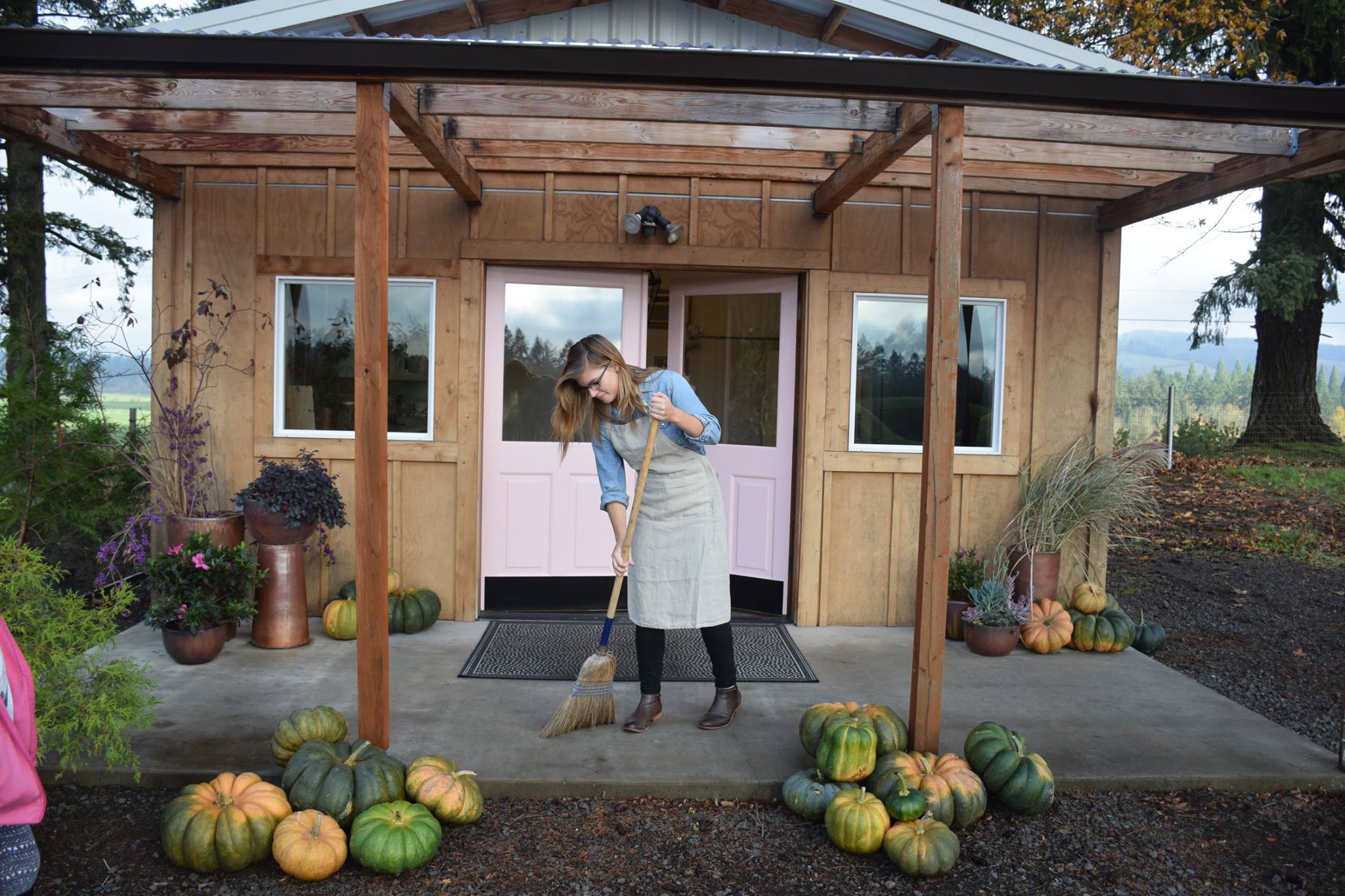 The farm store just outside St. Paul, Oregon, USA