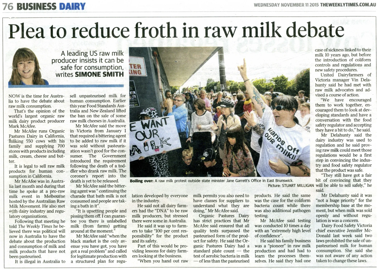 Weekly Times raw milk 20151111.jpg